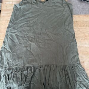 Lulu's Olive Green Midi Dress